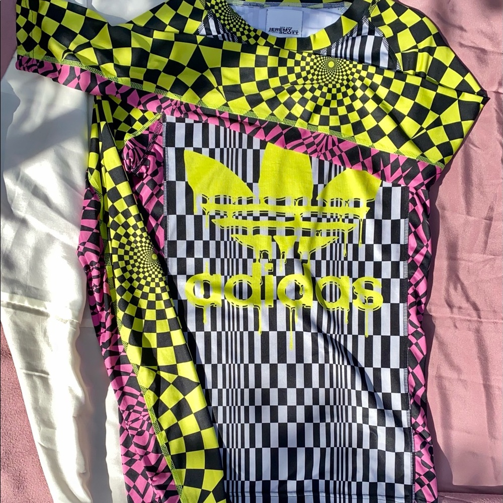 Jeremy Scott x Adidas acid trip top